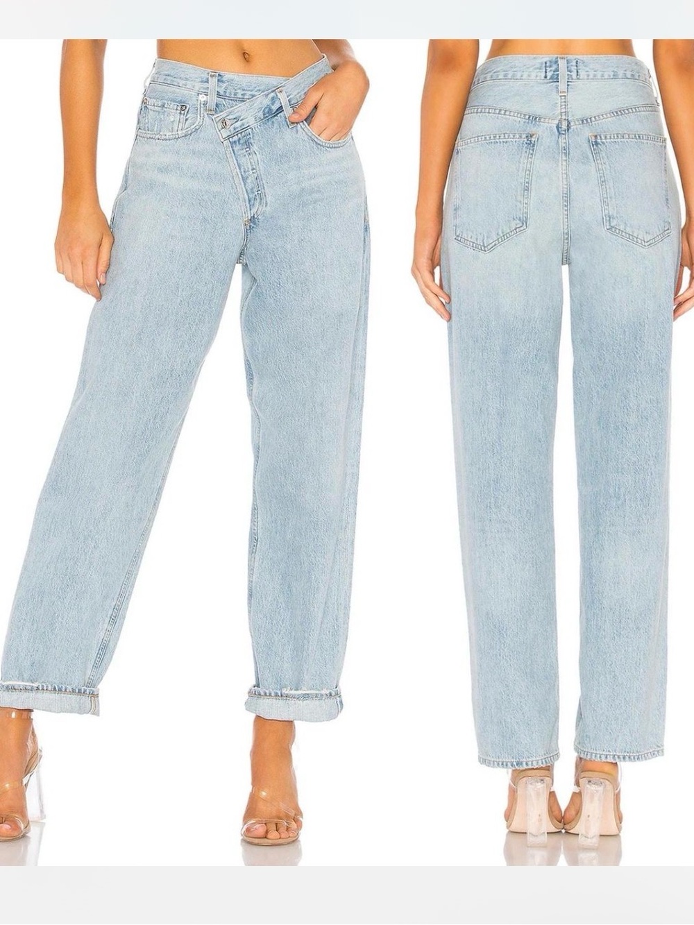 The AGOLDE Criss Cross Upsized Jeans